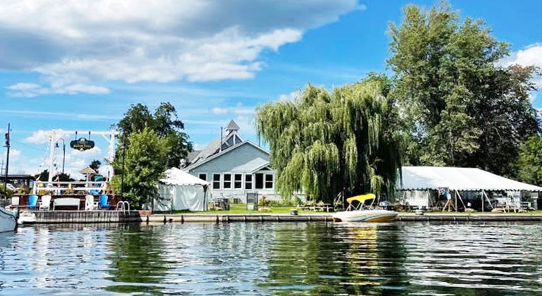 partner offer image - CC's on the Rideau view from the water