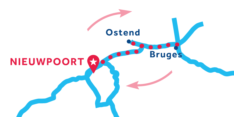 Nieuwpoort RETURN via Bruges